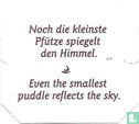 Noch die kleinste Pfütze spiegelt den Himmel. • Even the smallest puddle reflects the sky. - Image 1