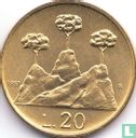 San Marino 20 Lire 1987 "15th anniversary Resumption of Sammarinese coinage" - Bild 1