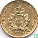 San Marino 20 Lire 1987 "15th anniversary Resumption of Sammarinese coinage" - Bild 2