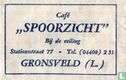 Café "Spoorzicht" - Afbeelding 1