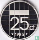 Nederland 25 cent 1985 (PROOF) - Afbeelding 1