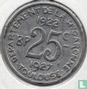 Toulouse 25 centimes 1922 (1922 - 1927) - Afbeelding 1