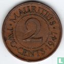Mauritius 2 cents 1947 - Image 1