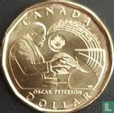 Canada 1 dollar 2022 (kleurloos) "15th anniversary Death of Oscar Peterson" - Afbeelding 2