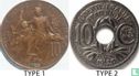 France 10 centimes 1920 (type 2 - grand trou) - Image 3