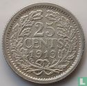 Nederland 25 cents 1919 - Afbeelding 1