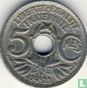 Frankrijk 5 centimes 1921 (type 2) - Afbeelding 1