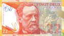 Louis Pasteur 22 Francs Signature - Image 1