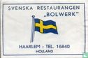 Svenka Restaurangen "Bolwerk" - Afbeelding 1