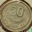 Mexico 20 centavos 1899 (Go R) - Afbeelding 2