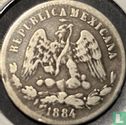 Mexico 25 centavos 1884 (Zs S) - Afbeelding 1