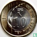 India 10 rupees 2019 (Mumbai - type 2) - Image 1