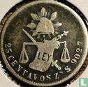 Mexique 25 centavos 1885 (Zs S) - Image 2
