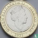 Île de Man 2 pounds 2021 "140th anniversary Women's Suffrage on the Isle of Man - Margeret Kelvin" - Image 1