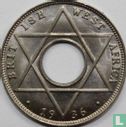 British West Africa 1/10 penny 1936 (without mintmark - type 1) - Image 1