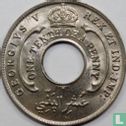 Afrique de l'Ouest britannique 1/10 penny 1925 (H) - Image 2