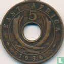 Ostafrika 5 Cent 1936 (ohne Münzzeichen) - Bild 1