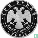 Russland 3 Rubel 2001 (PP - Type 3) "Savings-Affairs in Russia" - Bild 1