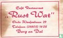 Café Restaurant "Rust Wat" - Afbeelding 1