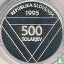 Slovenia 500 tolarjev 1995 (PROOF) "Centennial Erection of Aljaž turret" - Image 1