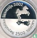 Slovenië 2500 tolarjev 2002 (PROOF) "35th Chess olympiad in Bled" - Afbeelding 1