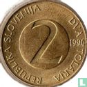 Slovénie 2 tolarja 1994 (type 2) - Image 1