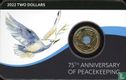Australië 2 dollars 2022 (coincard) "75 years Peacekeeping" - Afbeelding 1