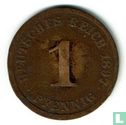 German Empire 1 pfennig 1897 (J) - Image 1