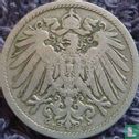 Empire allemand 10 pfennig 1894 (E) - Image 2