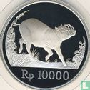 Indonésie 10000 rupiah 1987 (BE) "25th anniversary World Wildlife Fund" - Image 2