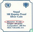 Nepal 100 Rupien 1974 (VS2031 - PP) "International Year of the Child" - Bild 3