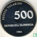 Slovenië 500 tolarjev 1994 (PROOF) "1000th anniversary Glagolitic alphabet" - Afbeelding 1