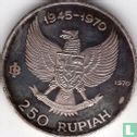 Indonesia 250 rupiah 1970 (PROOF) "25th anniversary of Independence" - Image 1