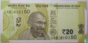 India 20 Rupees M - Afbeelding 1