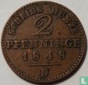 Preußen 2 Pfenninge 1848 (D) - Bild 1