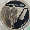 South Korea 5000 won 2016 (PROOF) "2018 Winter Olympics in Pyeongchang - Bobsleigh" - Image 2