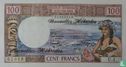 Nouvelles Hébrides 100 Francs - Image 1