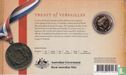 Australië 1 dollar 2019 (folder) "100 years Treaty of Versailles" - Afbeelding 2