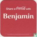 Share a Coca-Cola with  Benjamin /Maria - Afbeelding 1