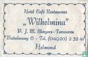 Hotel Café Restaurant "Wilhelmina" - Bild 1