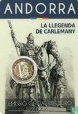 Andorra 2 euro 2022 (coincard - Govern d'Andorra) "Legend of Charlemagne" - Afbeelding 1