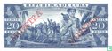 Cuba 20 Pesos 1990 Spécimen - Image 2