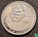Congo-Brazzaville 5000 francs 2018 (kleurloos) "Silverback gorilla" - Afbeelding 1