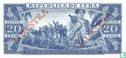 Kuba 20 Pesos 1989 Exemplar - Bild 2