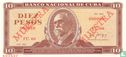 Cuba 10 Pesos 1986 Specimen - Afbeelding 1