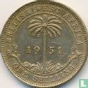 Afrique de l'Ouest britannique 1 shilling 1951 (sans marque d'atelier) - Image 1