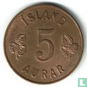 IJsland 5 aurar 1960 - Afbeelding 2