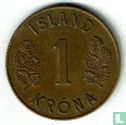Iceland 1 króna 1963 - Image 2