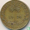 Britisch Westafrika 1 Shilling 1924 (ohne Münzzeichen) - Bild 1
