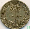 Afrique de l'Ouest britannique 1 shilling 1949 (H) - Image 1